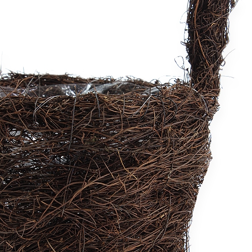 Floristik24 Szőlő akasztós kosár natúr Ø17cm