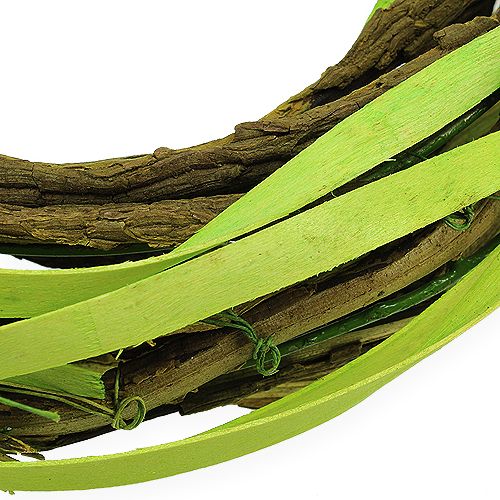 Floristik24 Fűzfa koszorú Ø25cm zöld