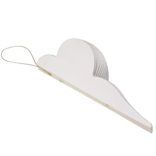 tételeket Karácsonyi golyó papír méhsejt dekoráció hagyma fehér FSC Ø12cm