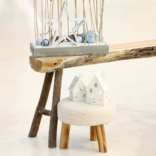 tételeket Lámpásház kerámia asztaldísz Advent fehér M18cm