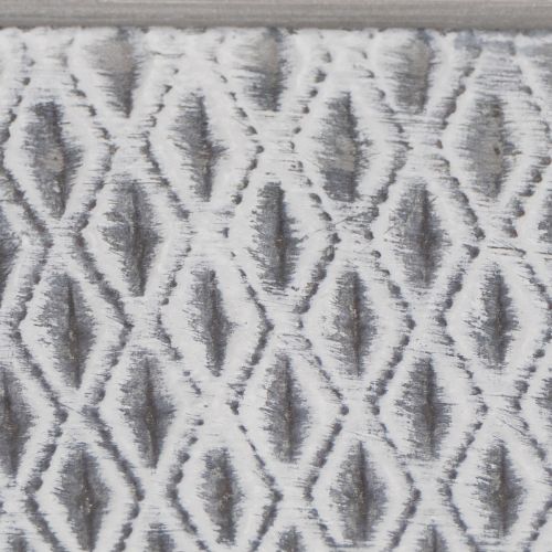 Cink tál rombusz mintával, 26cm x 15.5cm | Floristik24.hu