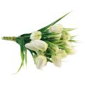 Floristik24 Fritillaria fehér sakktábla virág Művirág 38cm 6db