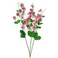 Floristik24 Művirág rózsaszín fehér bükköny Vicia kerti virágok 61cm 3db