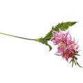 Floristik24 Művirág, selyemvirág dekoratív liliom rózsaszín 97cm