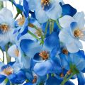 Floristik24 Delphinium Delphinium művirágok kék 78cm 3db