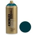 Floristik24 Spray Paint Spray Petrol Montana Gold Blue Matt 400ml