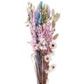 Floristik24 Szárított virágcsokor szalma virágok Phalaris gabona 58cm