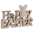 Floristik24 Húsvéti dekoráció „Happy Easter” fa húsvéti dísz polcra 24cm
