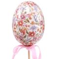 Floristik24 Virágdugó Húsvéti tojások rúdon motívumokkal 4×5,5cm 6db