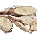 Floristik24 Nyírfa szeletek ovális nyírfa szeletek 4-9cm 450g