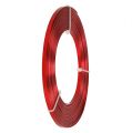 Floristik24 Alumínium lapos huzal piros 5mm 10m