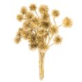 Floristik24 Mesterséges Borostyánszínű Gyümölcság, Arany Díszítéssel, 26 cm, 6 Darabos Csomag