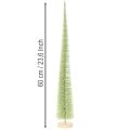 Műfenyő, díszfa fa talapzaton, 60 cm | Floristik24.hu