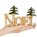 Karácsonyi dekoráció Noel állvány két fenyőfával 18cm | Floristik24.hu