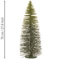 Műzöld karácsonyfa téli dekorációnak, 70 cm | Floristik24.hu