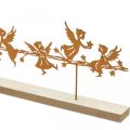 Floristik24 Asztali dekoráció Karácsonyi angyal fém állványrács 50 × 17cm