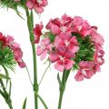 Floristik24 Artificial Sweet William Pink művirág szegfű 55cm-es köteg 3db