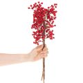 Mű magyalág piros bogyókkal, díszes vázába, 47 cm, 3 darab | Floristik24.hu