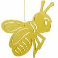 Floristik24 Fafigurás méhecske, tavaszi dekoráció, akasztható méhecske, dekoratív rovar 6db