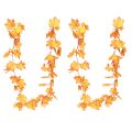 Levélfüzér őszi füzér narancssárga 168cm 2db | Floristik24.hu