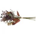 Floristik24 Csokor műbogáncs eukaliptusz csokor virágdísz 36cm