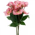 Floristik24 Karácsonyi rózsa, nagyböjti rózsa, hunyor, műnövények rózsaszín L34cm 4db