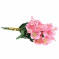 Floristik24 Karácsonyi rózsacsokor rózsaszín 29cm 4db