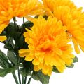 Floristik24 Krizantém sárga, 7 virággal