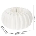Méhsejt papír gyűrű tök kerek nagy szárított virágokhoz és őszi dekorációhoz 24cm 4db | Floristik24.hu