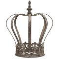 Dekoratív korona antik hatású fém dekoráció rozsda Ø19.5cm M22cm | Floristik24.hu