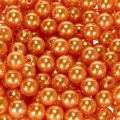 Dekoratív narancssárga gyöngyök, 8 mm, 250 darab | Floristik24.hu