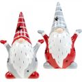 Floristik24 Deco Gnome tealámpa tartó karácsonyi H18cm 2db