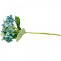 Floristik24 Dekoratív hortenzia kék művirág Műkerti virág H35cm