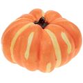Floristik24 Halloween sütőtök dekoráció, őszi dekorációs asztal narancs 12,5cm H7cm 4db