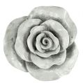 Floristik24 Deco rózsa szürke 13cm