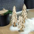 Floristik24 Deco karácsonyfa fa rusztikus fa dekoráció karácsonyi H40cm