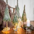 Floristik24 Dekoratív karácsonyfa hóborította zöld, fehér 40cm