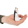 Esküvői pár díszes figura, 10,5 cm | Floristik24.hu