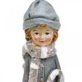 Floristik24 Deco figurák téli gyerek figurák lányok H19cm 2db
