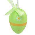 Floristik24 Dekoratív fogas Húsvéti műanyag tojás akasztáshoz 4×5,5cm 12db