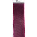 Ajándékszalag, lila taft szalag, elegánsan fényes, 25 mm széles, 50 m hosszú | Floristik24.hu