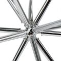 Floristik24 55 cm-es ezüst dekoratív csillag, nagy, akasztható