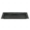 Dekoratív tálca márványozott antracit 36x17cm 6db | Floristik24.hu