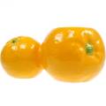 Floristik24 Virágváza Narancssárga kerámiaváza Citrus nyári dekoráció