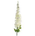 Floristik24 Delphinium fehér művirág Delphinium selyemvirág Művirág 3db