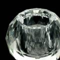 Floristik24 Gyertyatartó gyémánt átlátszó Ø5cm asztali dekoráció