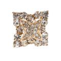 Floristik24 Gyémánt tűs esküvői dekoráció arany 7cm 9db