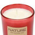 Illatos gyertya üvegben natúr viasz gyertya Cinnamon Spices 85×70mm | Floristik24.hu