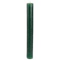 Floristik24 Egyszínű gyertyák sötétzöld pálcás gyertyák 34x300mm 4 db