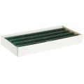 Egyszínű gyertyák sötétzöld pálcás gyertyák 34x300mm 4 db | Floristik24.hu